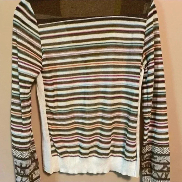 Catherine Andre Sheer Striped Cardigan - Picture 4 of 5